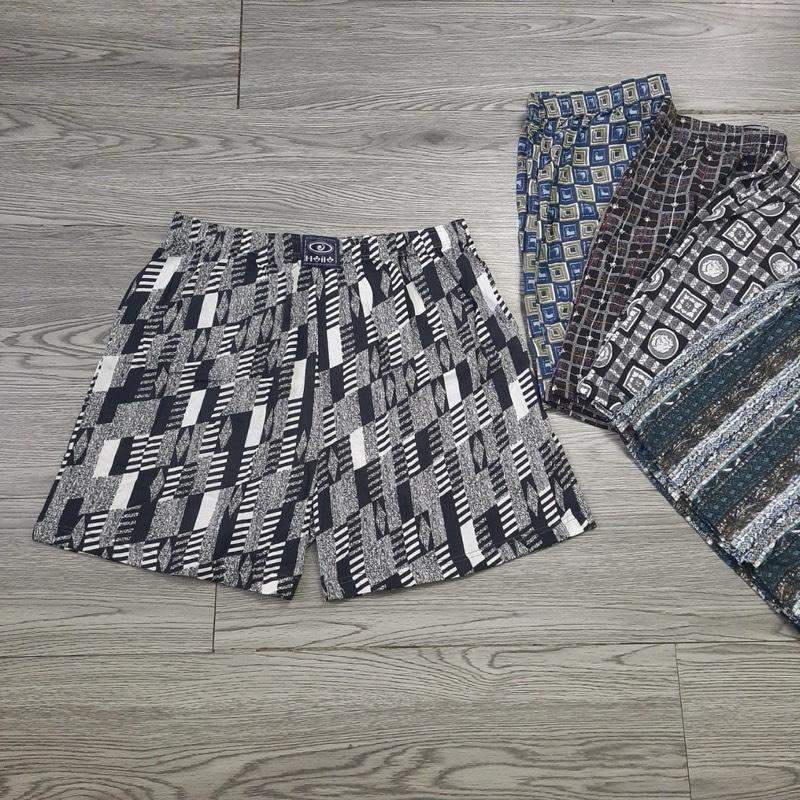Quần đùi nam cotton mát nhẹ quần short mặc ở nhà đi ngủ thanh niên và trung tuổi 2