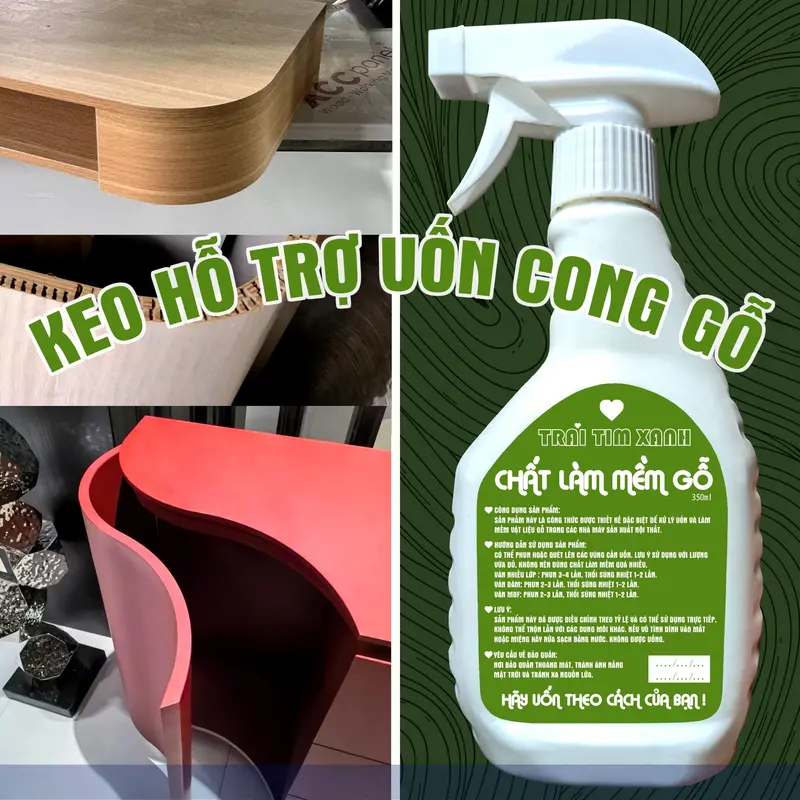 Keo hỗ trợ uốn cong, chất làm mềm gỗ 330ml tiện dụng 4