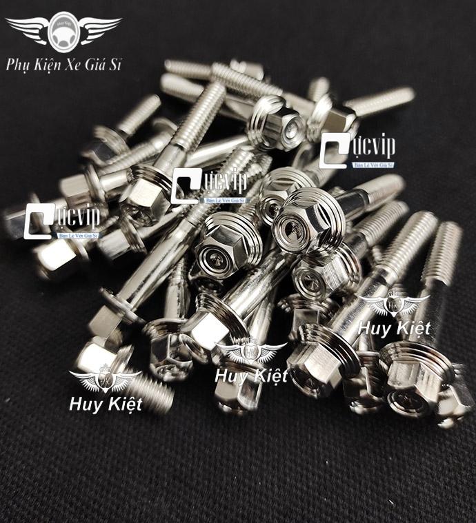 Bộ Ốc Lốc Máy Salaya THÁI (VM) Inox 304 Gắn XiPo, Raider, Satria, Sonic, Win, Ex, Wave, Dr, Si, Fu, Jupiter, SH, Vario, AB, Vision MS9999