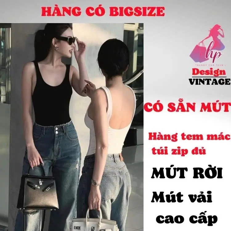 Áo hai dây hở lưng phom dài ôm body, áo kiểu nữ mùa hè thun co giãn màu đen trắng nâu đi chơi tôn dáng sang chảnh G822 Top Women có bigsize