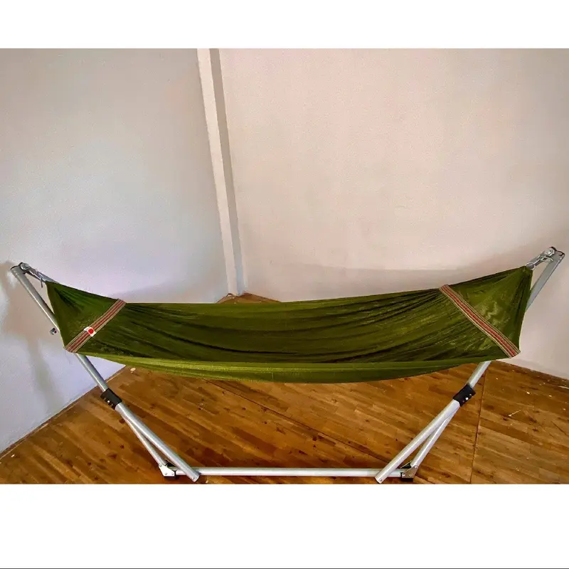 Bộ Khung Võng xếp sơn Bạc chống rỉ sét- hàng cao cấp bao chắc chắn+ lưới võng nhiều màu sắc bao êm khung  võng 3