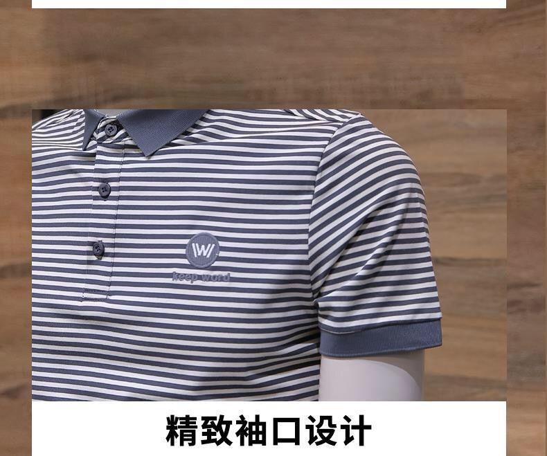 Product Introduction of Áo Polo, Áo Thun Nam Ngắn Tay Mùa Hè, Dành Cho Nam Giới Trẻ Trung Và Trung Niên, Phong Cách Thường Ngày Dáng Rộng Rãi, Công Sở, Áo Thun Cỡ Lớn, Hàng Mới Về 2024 4
