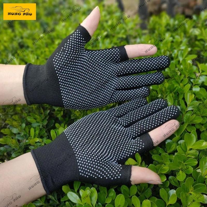 10 Đôi MOTOX găng tay chống nắng bao tay lái xe máy tập gym tập thể thao hở ngón đa năng Quần Jean Nam khoác nhung nữ