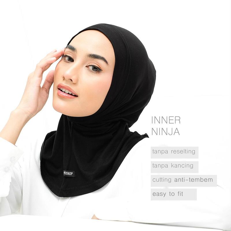 Ciput Inner Ninja Kaos Rayon - Kerudung wanita / - Daleman Kerudung Wanita/- Hijab Muslimah Dalaman Dewasa 1