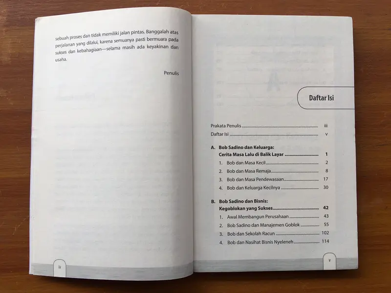 Buku Inspirasi & Motivasi Bob Sadino 1