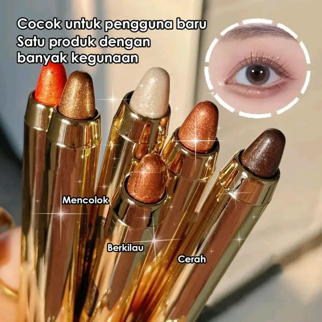 Bundling cream shimmer single eyeshadow crayon / eyeshadow glitter