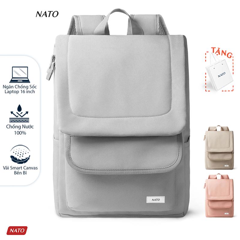 Balo NATO "Cosmic - Backpack" Sợi Vải SmartCanvas Deluxe Ba Lô Đựng Laptop Nam Nữ Đẹp Đi Học Đi Làm Đi Chơi Đen Xanh Đeo Vai Bag Túi