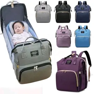 Tas Ransel Diaper Bayi Tas Kasur Travel diaper bag Perlengkapan Bayi Multifungsi 2in1 Kasur Tidur Ransel Diaper Bag baby
