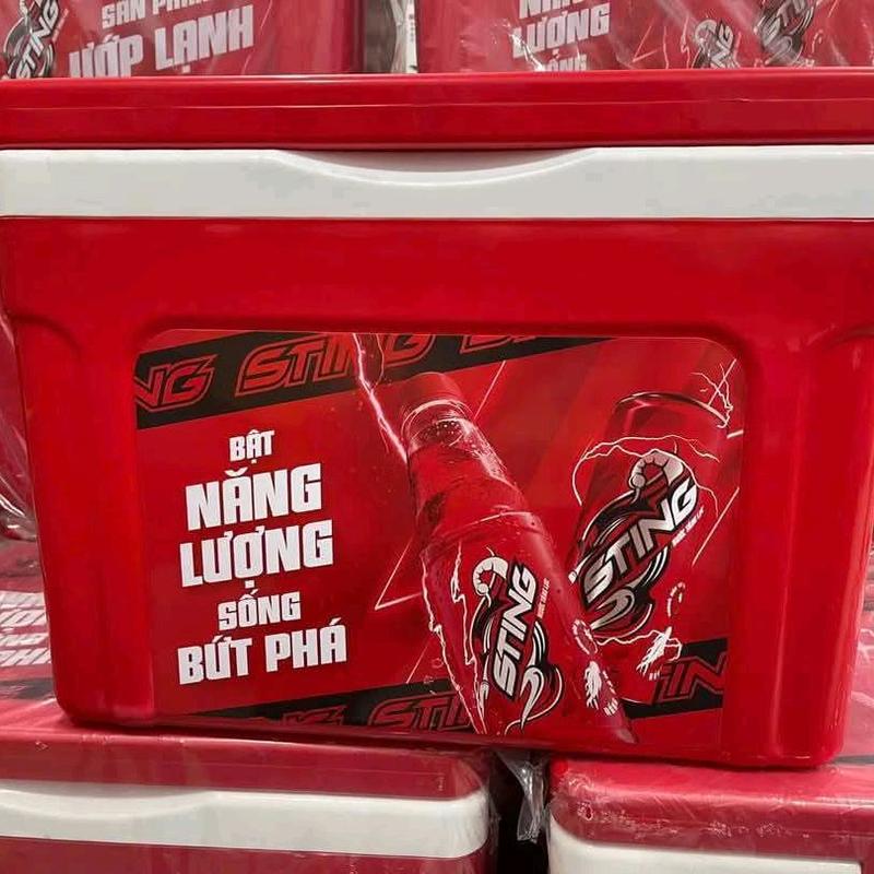 Thùng đá 50lit nhựa Hiệp Thành có van xả đáy nhựa dày và giữ nhiệt tốt