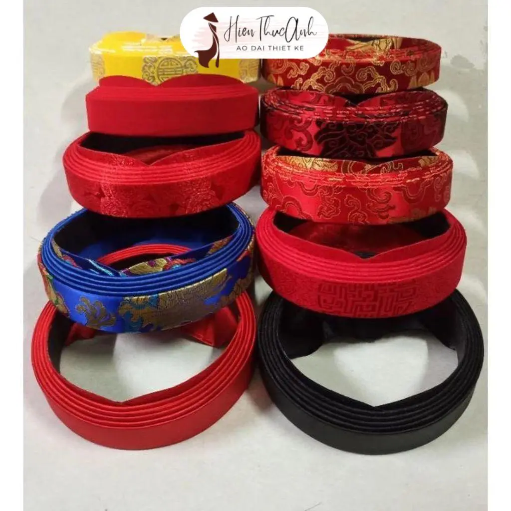 Khăn xếp đội đầu bé trai bé gái, khăn xếp nam, cụ ông phụ kiện áo dài cách tân HTA902 - Áo Dài Hiền Thục Anh - Best Seller