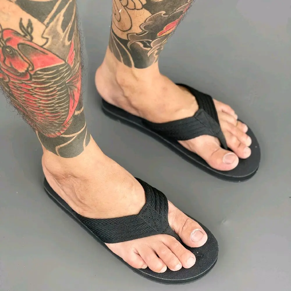 dép kẹp tông lào nam quai vải xịn xò dành cho nam và nữ DéP Đế Bằng có Đủ size