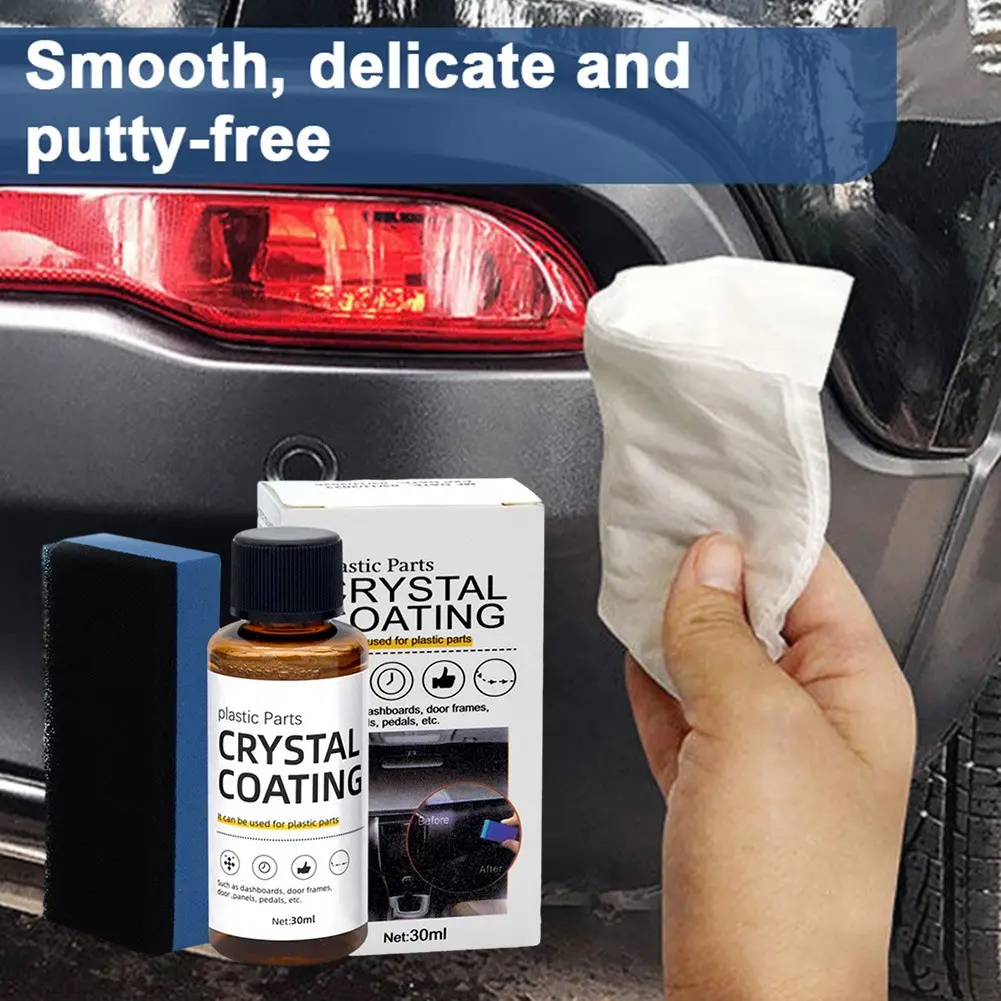 30ml Plastic Refurbished Crystal Coating Agent Wax Car Plastic Retreading Agent