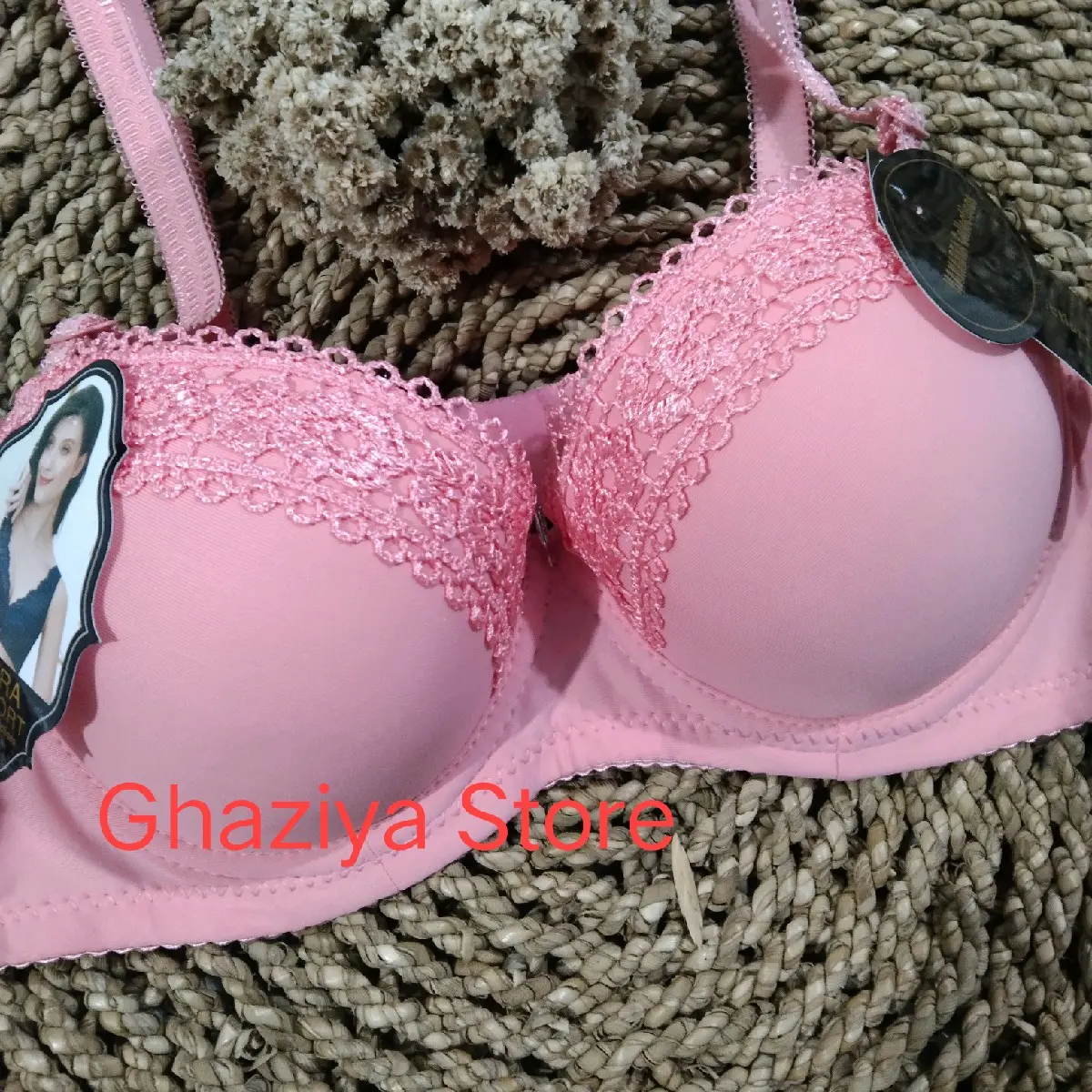 Bra Bh Abg Kawat Busa Tebal Beha Wanita Remaja Push Up kait 2 Nyaman Cup A Cup Kecil