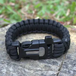 Paracord Survival Bracelet with Magnesium Flint Fire Starter - IMSK03