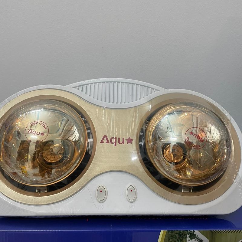 Đèn sưởi nhà tắm Hãng Aqua siêu ấm 2 bóng và 3 bóng 550w-825w - Bảo hành sản phẩm từ nhà sản xuất - Máy Sưởi, Sưởi Ấm 1