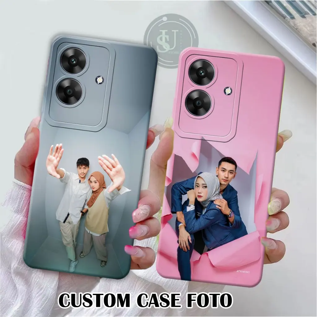Custom Foto Untuk Case REALME NOTE 60 C61 C63 NOTE 50 C51 C53 Bebas Request Foto Softcase Casing Case Hp Hardcase