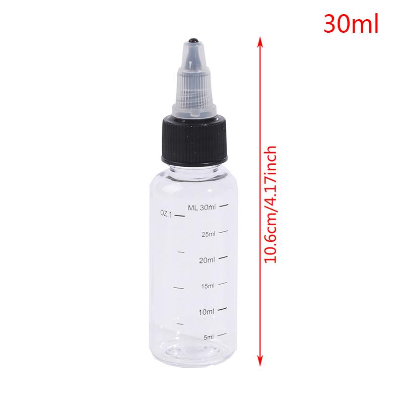Product Introduction of 30ml-250ml Plastic PET Liquid Capacity Dropper Bottles Pigment Ink Containers Transparent Organiser 29