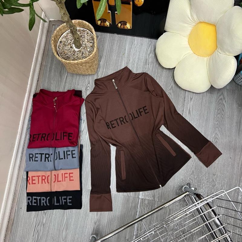 Product Introduction of (40-80kg) ÁO KHOÁC TĂM LOANG CỔ TRỤ Dáng Dài, Chất Thun Tăm Lạnh mỏng, áo khoác 4 túi Nữ Women 23
