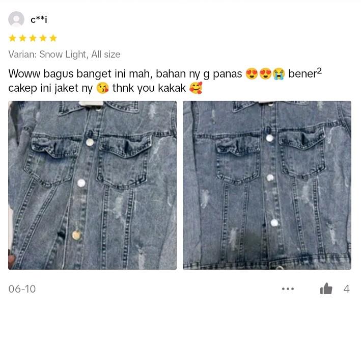 Jaket Jeans Wanita Jaket Oversize Wanita Sobek Jaket Wanita Terbaru Jaket Jumbo Wanita 1