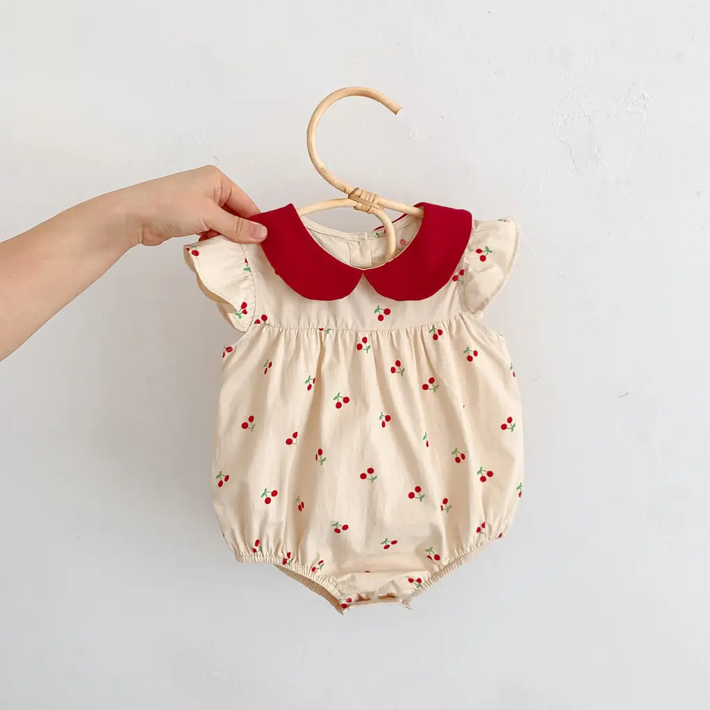 Newborn Baby Romper Toddler Infant Girls Jumpsuit Short Sleeve Outfits Bodysuit Clothes