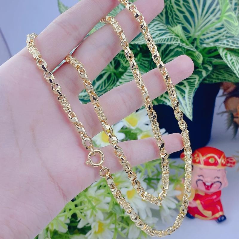 Dây chuyền rồng 5 chỉ khoá tròn - Trang sức bảo long 