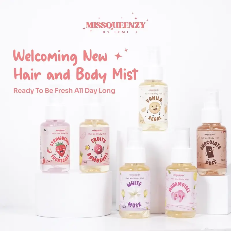 2IN1 HAIR & BODY MIST QUEENZY SKIN / PARFUM RAMBUT & BADAN BPOM - Shop ...