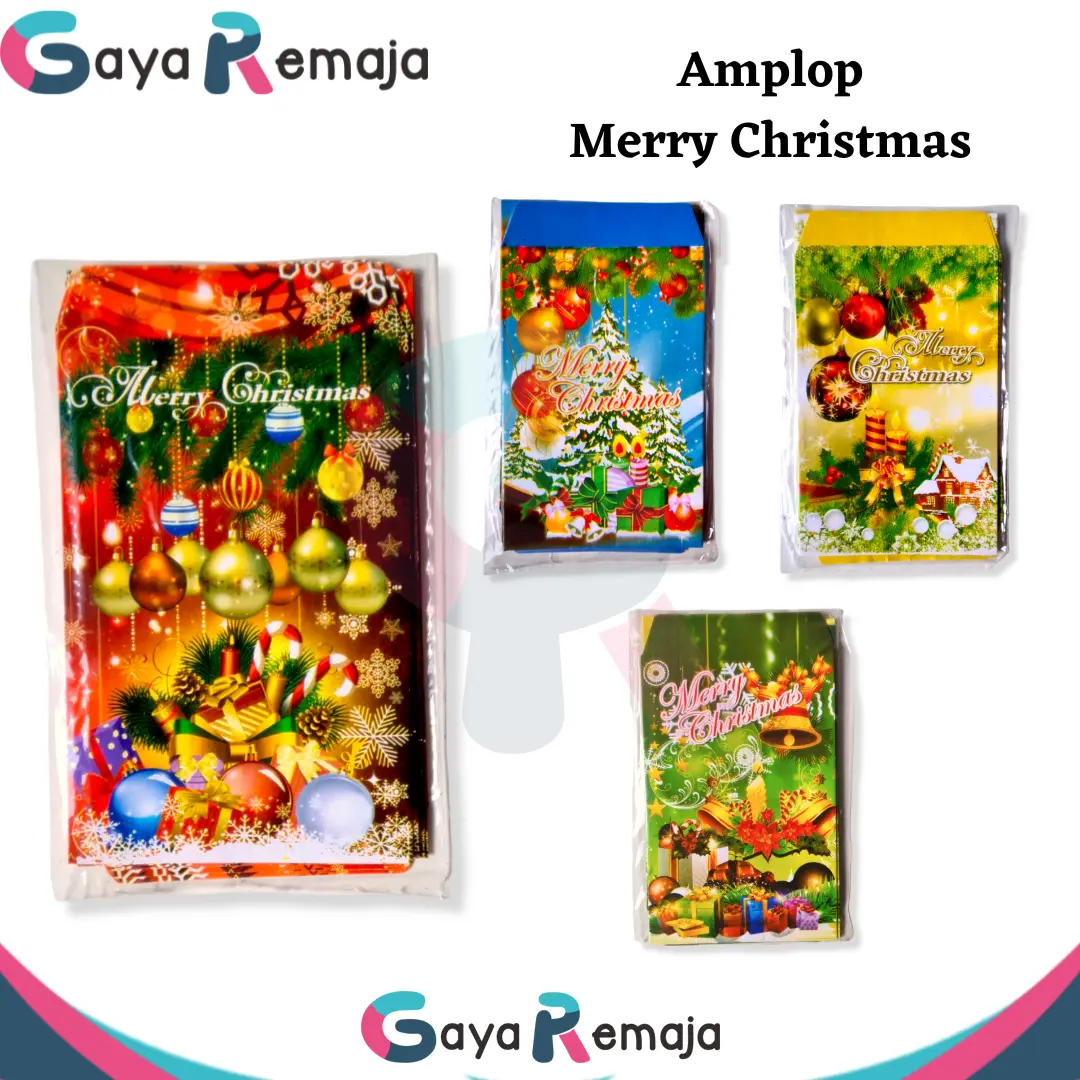 amplop natal / amplop angpao natal / amplop angpau natal