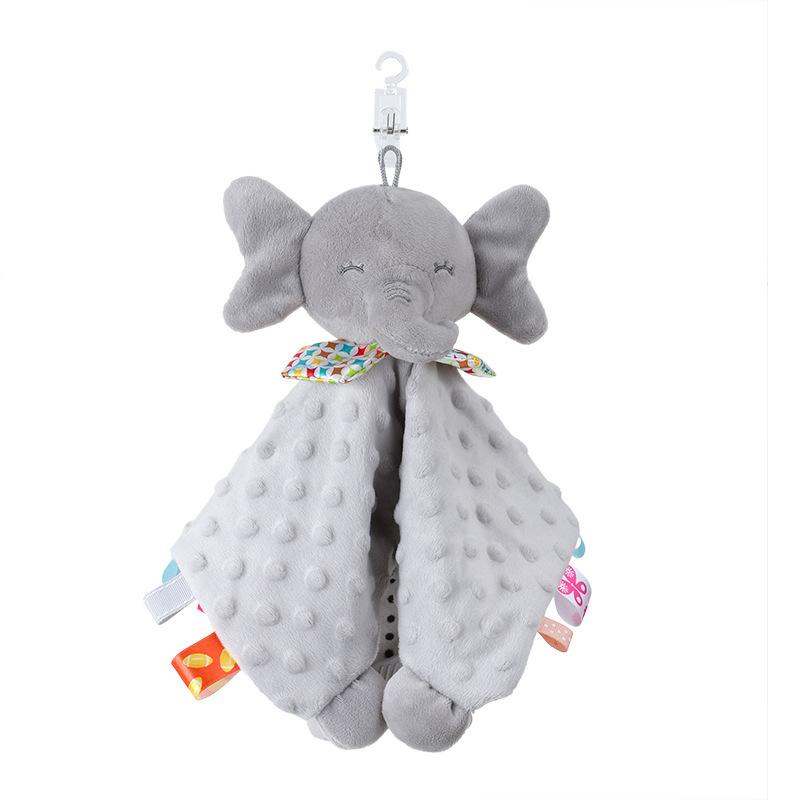 Product Introduction of Cute Cartoon Animal Comfort Cloth, 0-year-old Baby Comfort Toy Comfort Cloth with Doll Comfort Cloth 9