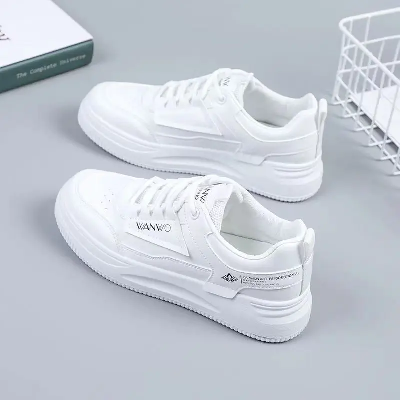 White Shoes Women's Shoes Casual 2024 Board Shoes Sports Versatile New