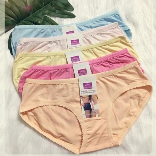 COMBO 10 Quần Lót Nữ Cotton Thái Cao Cấp Mềm Mịn Thoáng Mát Co Giãn Đàn Hồi Tốt Women Nhung