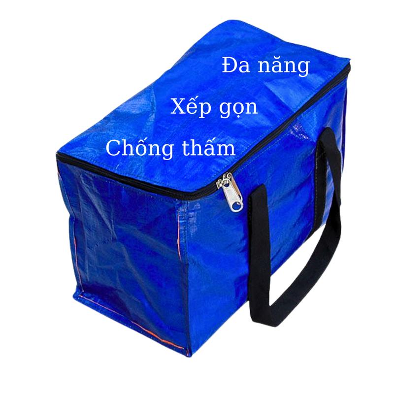 Túi bạt túi dứa đựng đồ đa năng xếp gọn có khoá kéo đủ size sử dụng lâu dài không dùng đựng nước