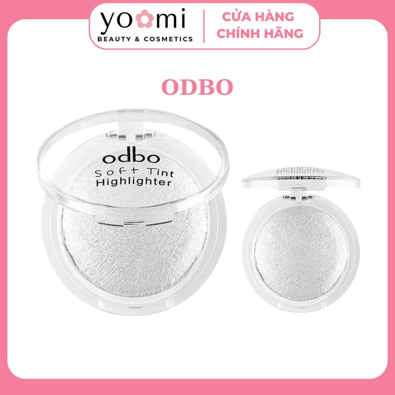 [ODBO] Phấn Bắt Sáng Mini Tạo Khối Odbo OD173Soft Tint Hightlighter  Nhũ Chuẩn Nội Địa Thái Trang Điểm Mặt Và Body Mỹ Phẩm Women Cosmetic nhũ  odbo hộp tròn bắtsáng highlight  lì phấn  highlight tử sư nhũ  odbo hộp đen nắp trong suốt
