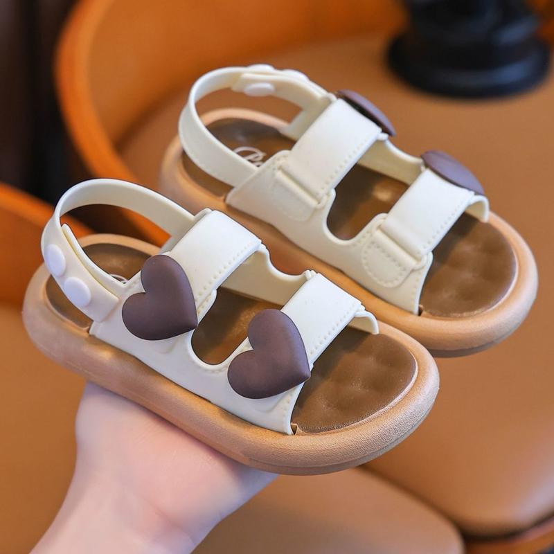 Product Introduction of Dép Xăng Đan Bé Gái, Phong Cách Mới 2025, Có Cỡ Nhỏ, Trung Bình Và Lớn, Sử Dụng Kép, Giày Đi Biển Thường Ngày Mềm Mại Và Không Trơn Trượt, Thích Hợp Cho Bé Gái 22