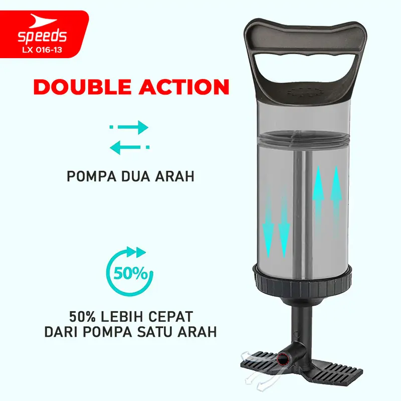 SPEEDS Pompa Angin Tangan Manual Air Pump 020-22 5