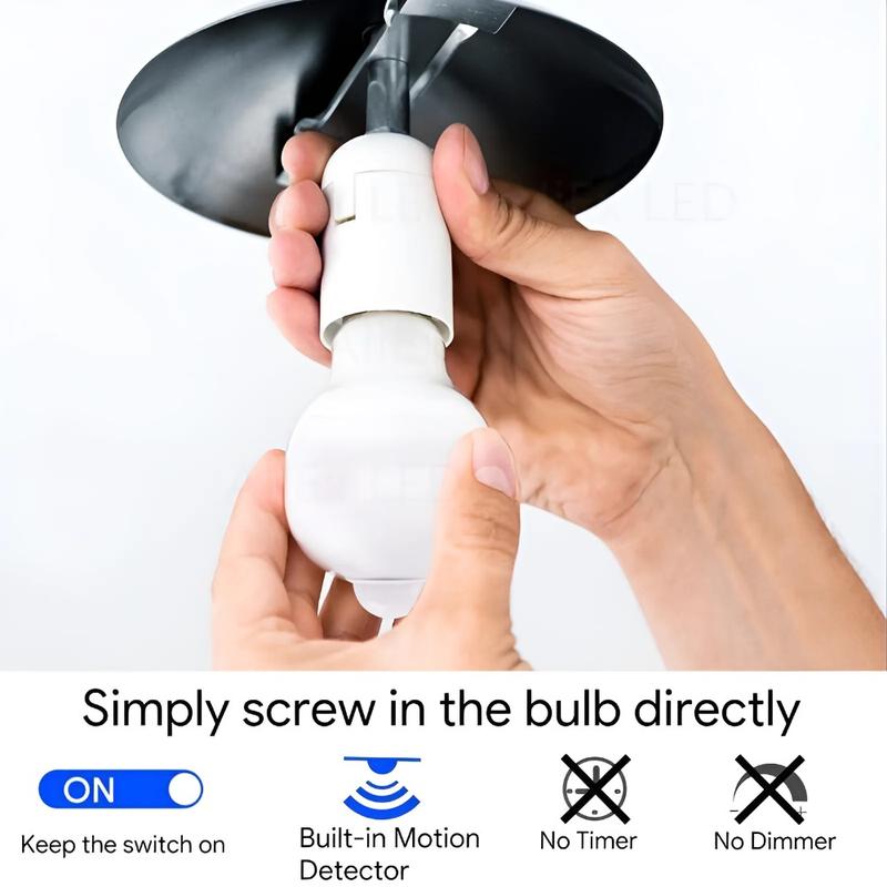 Product Introduction of E27 PIR Motion Sensor Lamp 12W 9W 7W LED Bulb with Motion Sensor Infrared Radiation Motion Detector Security Light 220V 18