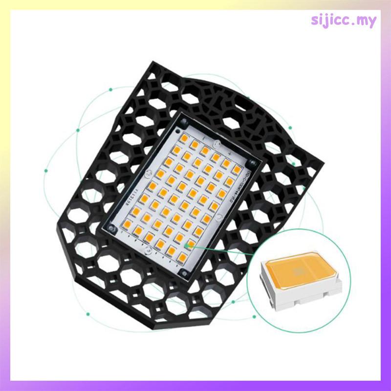 Product Introduction of Ready Stock Ceiling Lights Garage Deformable Motion Sensor LED Lamps Workshop Folding Deformation Out of Shape Sports sijicc 2