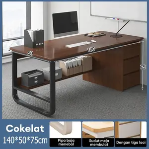 Meja Belajar Multifungsi Meja Minimalis Meja Kerja Dengan Laci Meja Komputer Meja Kantor Belajar Untuk Rumah Meja belajar meja tulis digunakan dengan meja komputer meja meja meja sederhana dengan meja kantor - A:100*50*75cm