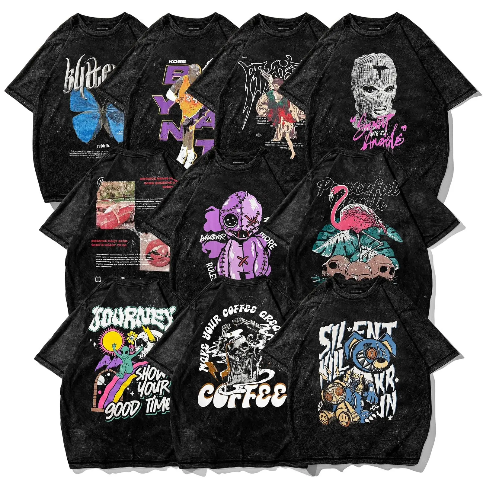 “ VOLUME 4 “ OVERSIZE T-SHIRT WASH | BAJU KAOS OVERSIZE WASH PRIA DISTRO | BAJU KAOS OVERSIZE WASH LENGAN PENDEK