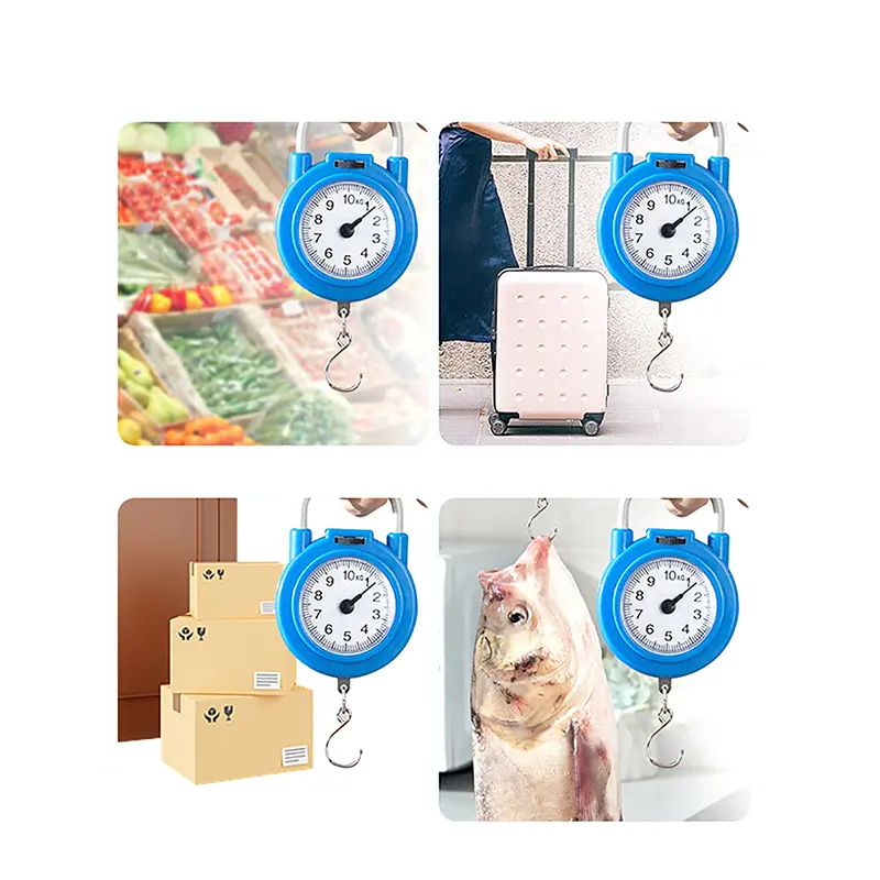 Cân Treo Cơ Học Cầm Tay, 10Kg, Cho Hành Lý Cá, Nhà Bếp, Độ Chính Xác Cao, Kỹ Thuật Số, Cầm Tay, Lò Xo 1