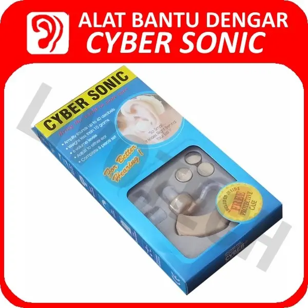 Alat Bantu Dengar Termurah CYBERSONIC cantel Hearing Aid Cantol Cyber Sonic BTE Behind the Ear Set 2