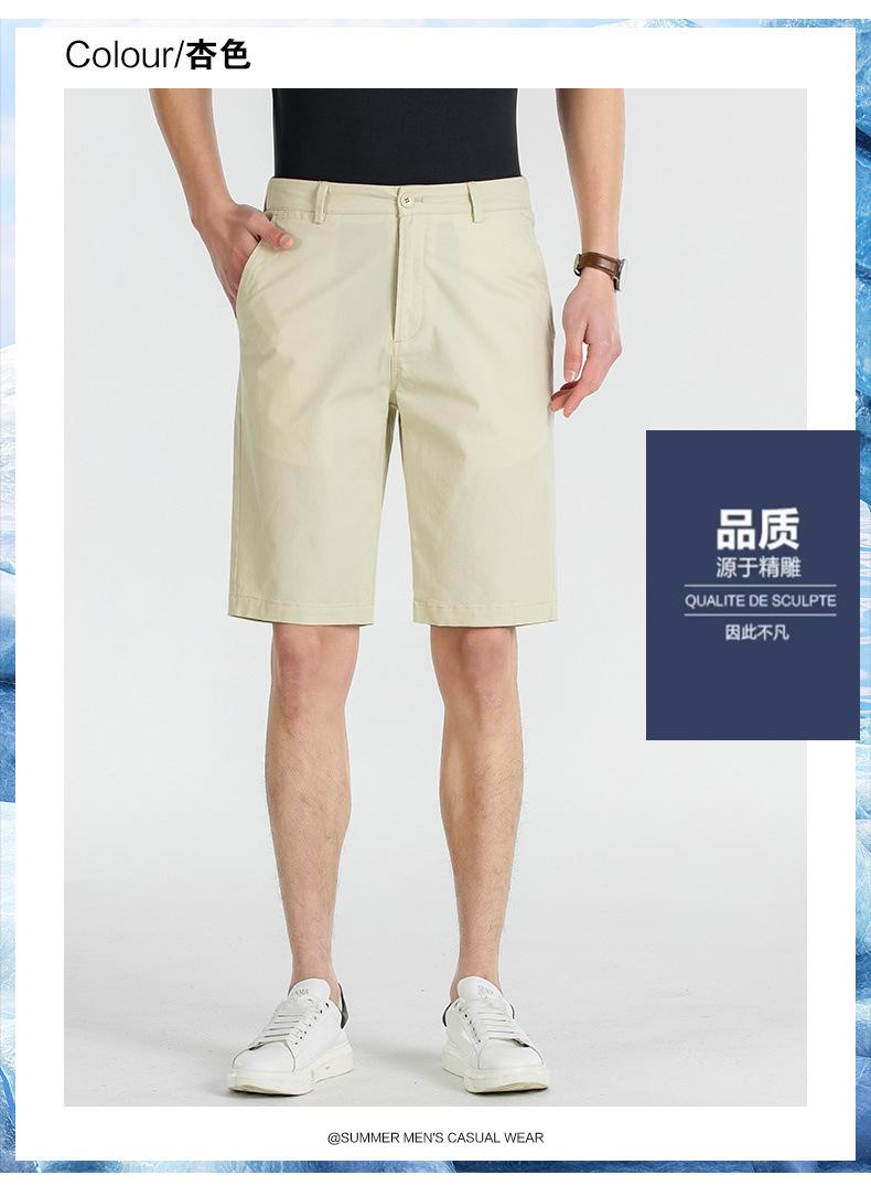 Product Introduction of Men's Shorts, Loose Fit, Plus Size, Casual Pants, Breathable Cotton Material, Suitable for Workwear, Hiking and Sports, Fashionable, Stylish, Men's Clothing, Summer 2024 Collection 17
