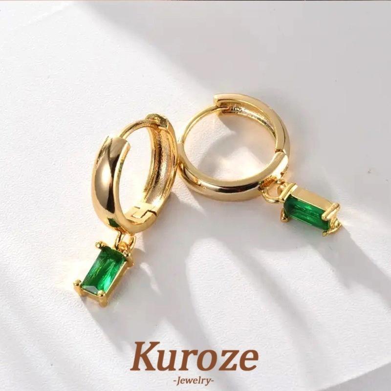 Product Introduction of Kuroze - hoa tai pha lê nữ, tinh tế và đơn giản, siêu sáng bóng, Xanh Lá 17