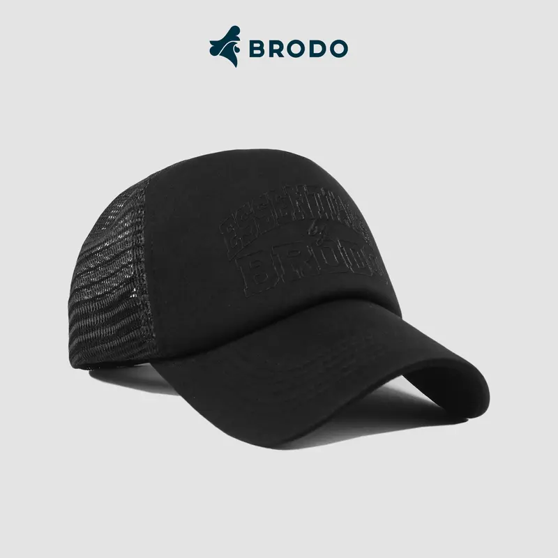 BRODO - Bigger Trucker Hat All Black F 0
