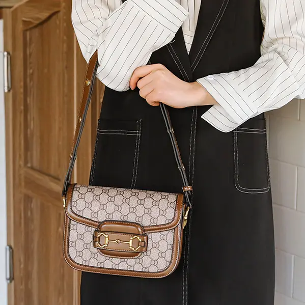Túi xách nữ công sở ,túi đeo chéo nữ da cao cấp thời trang kẹp nách đi tiệc đi chơi Bag Kem 2