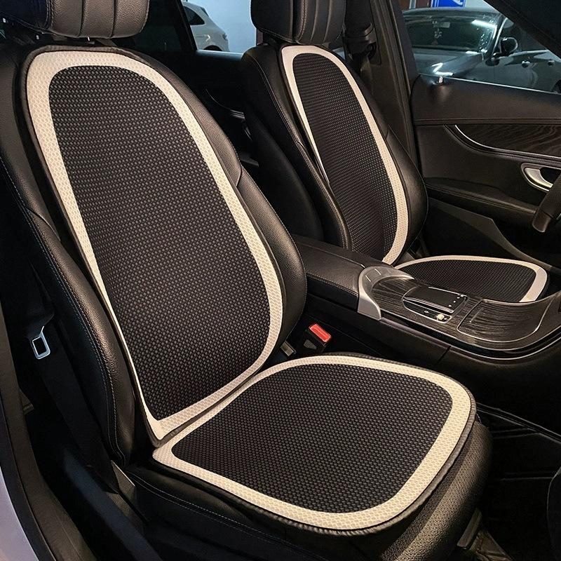 Car Seat Cushion Driver Seat 2025 Car Seat Cushion All-Season Summer Cool Ice Silk Simple Ventilated Goddess Seat Cushion Women's Car Interior Seat Cushion 1