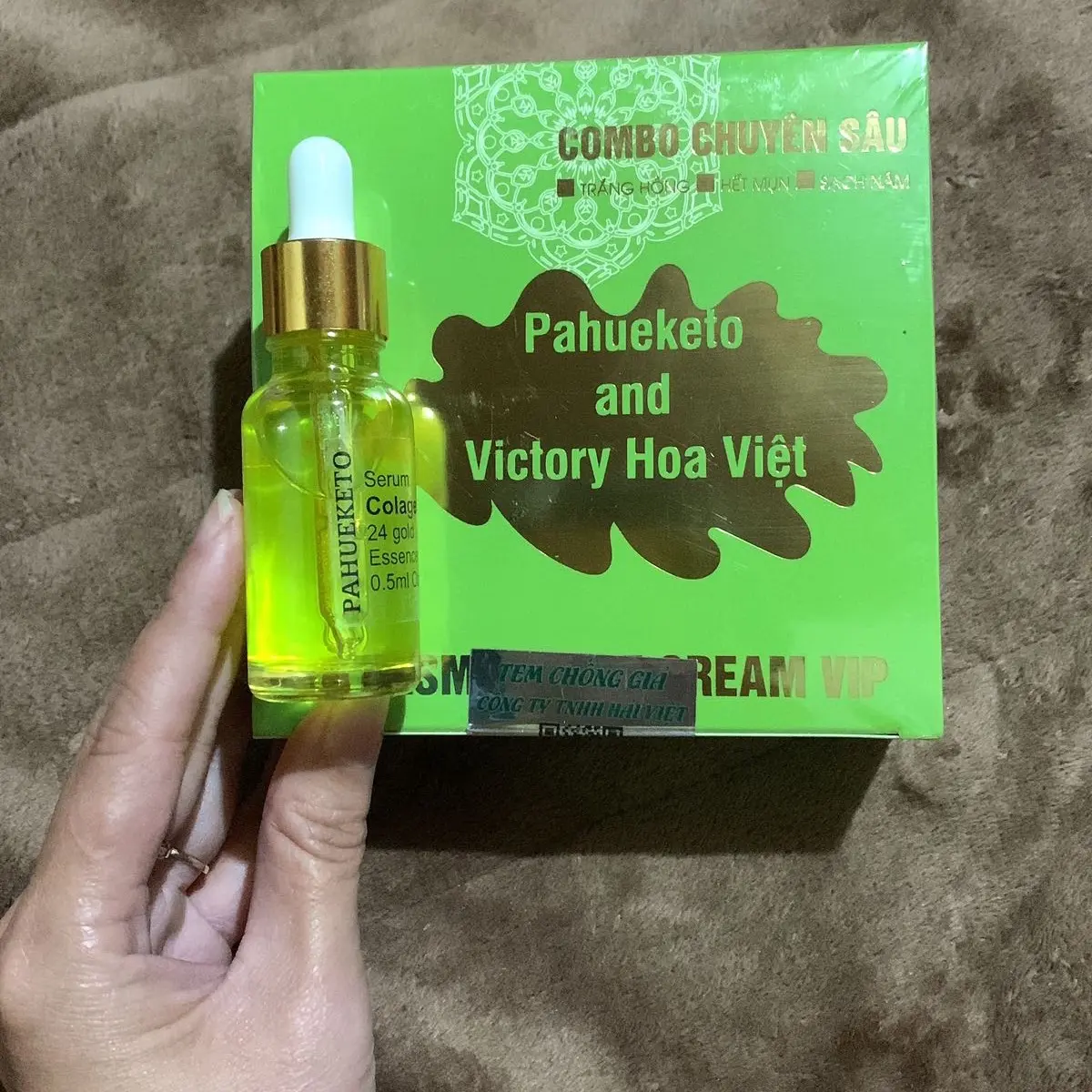 1 bộ pahuaketo and victory Hoa việt + 1 serum