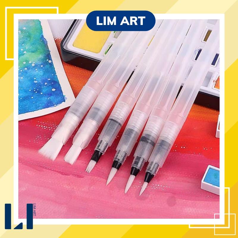 Cọ vẽ màu nước lông mềm nhiều kích thước chuyên dụng vẽ tranh, tô màu