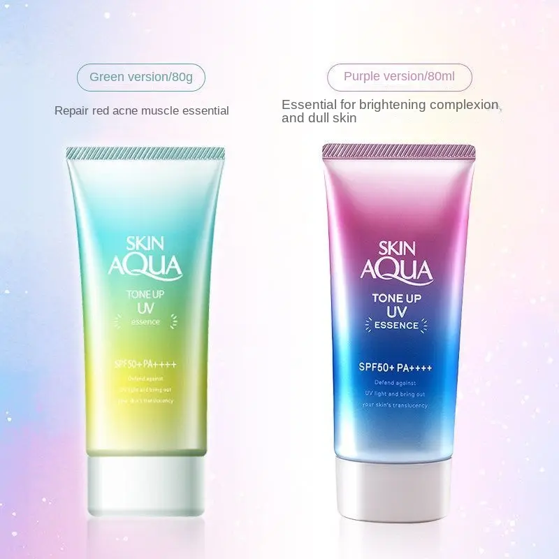 Rohto Skinaqua Sunscreen Isolation Make-up Primer Oil Control and Water Supplement 80G Recovery after Sunburn Skin Care Facial Comfort Skin Repair