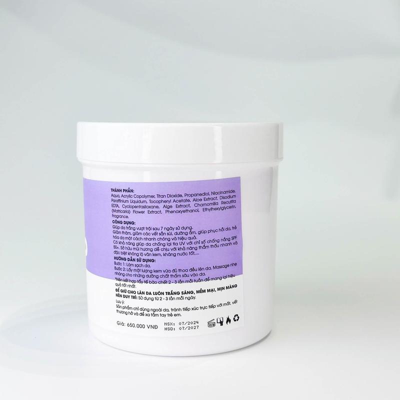Kem Tẩy VIP Dưỡng Trắng Da Hiệu Quả Cho Nữ 500g - HUYNH THANH COSMETIC 4