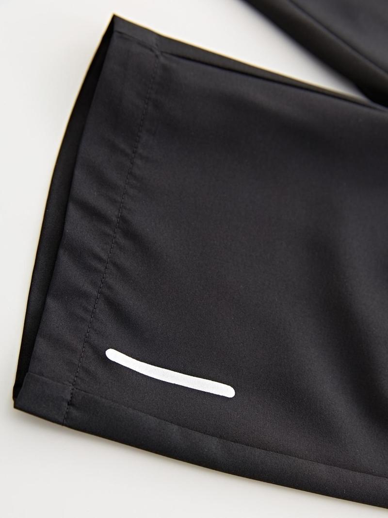 Product Introduction of Men's Solid Color Drawstring Waist Shorts, Casual Loose Pocket Track Shorts for Summer, Men's Bottoms for Daily Wear 5